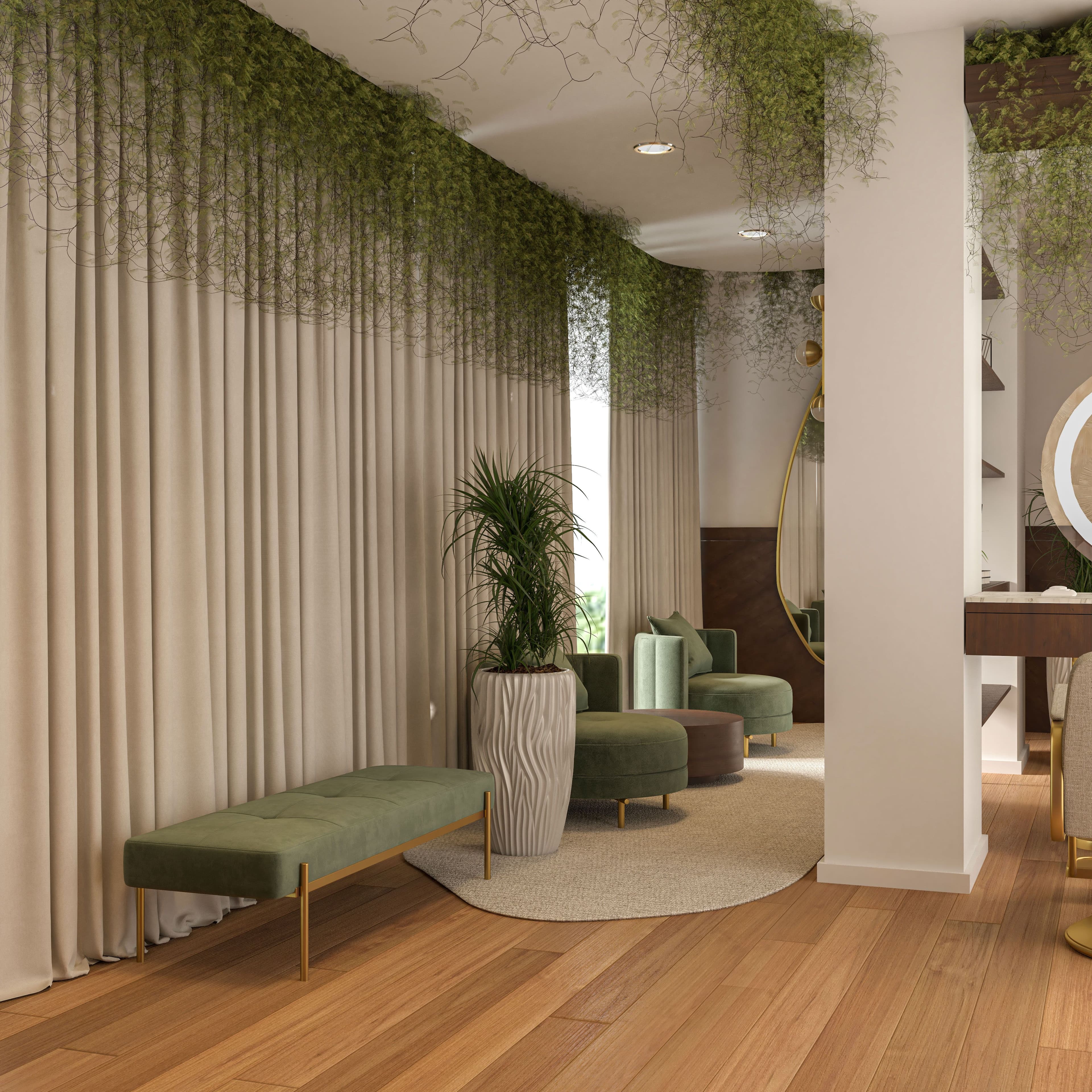 Recepción de una clínica estética premium